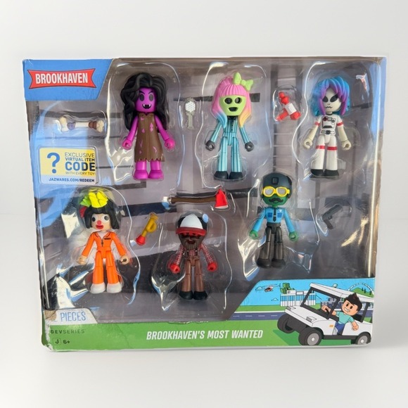 Jazwares Other - Jazwares DevSeries Roblox Brookhaven's Most Wanted Multipack Action Figures